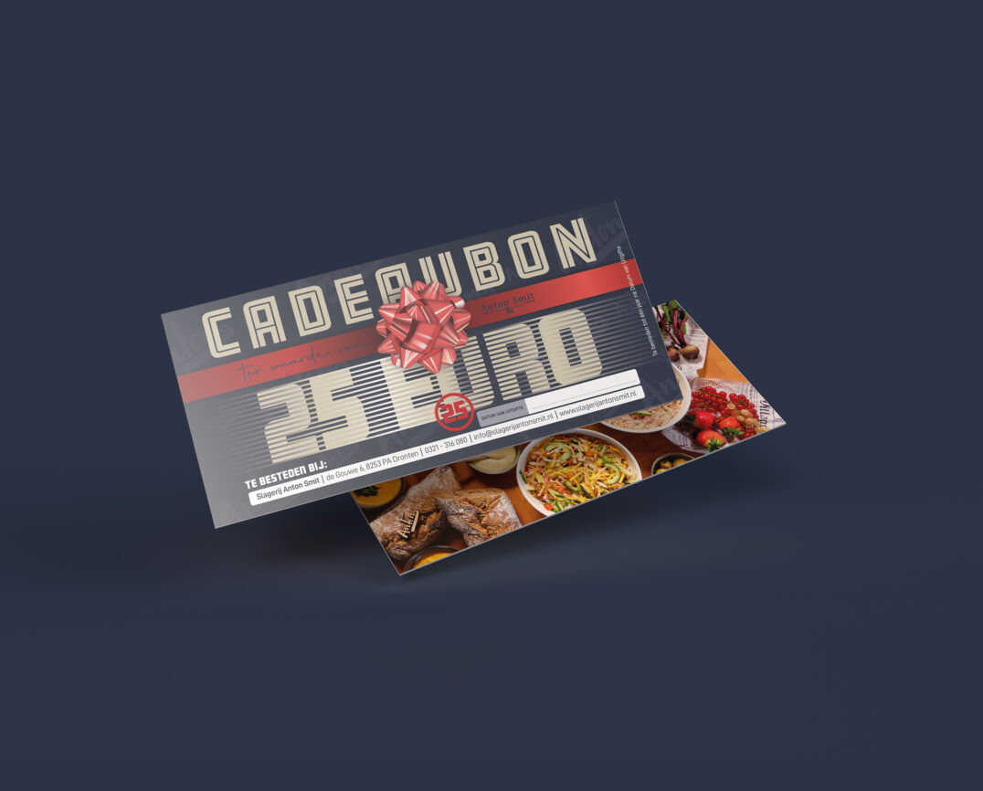 Cadeau Cheque 25 euro