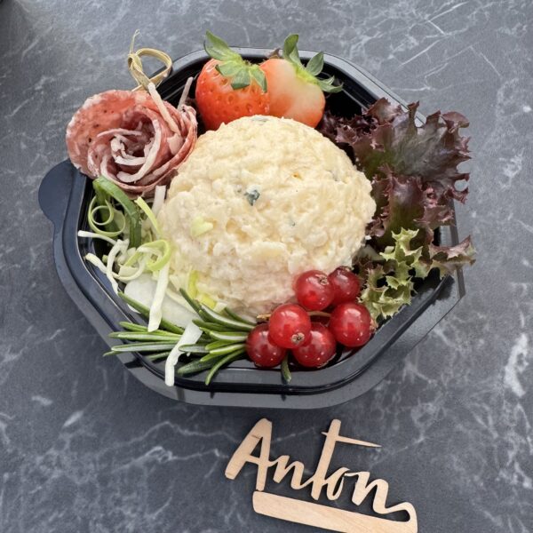 Ei-salade voor 1 persoon