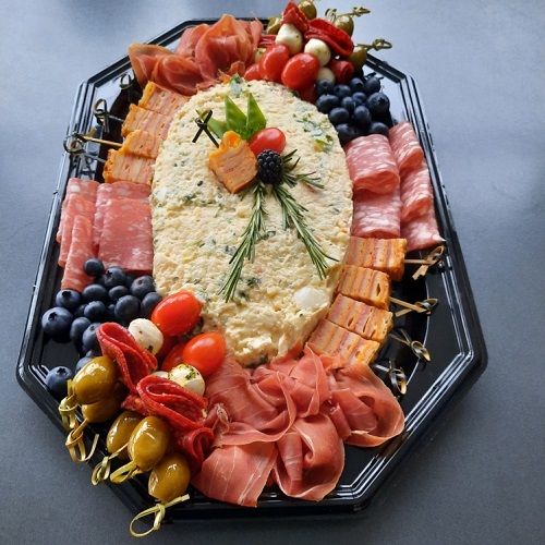 Italiaanse salade opgemaakt