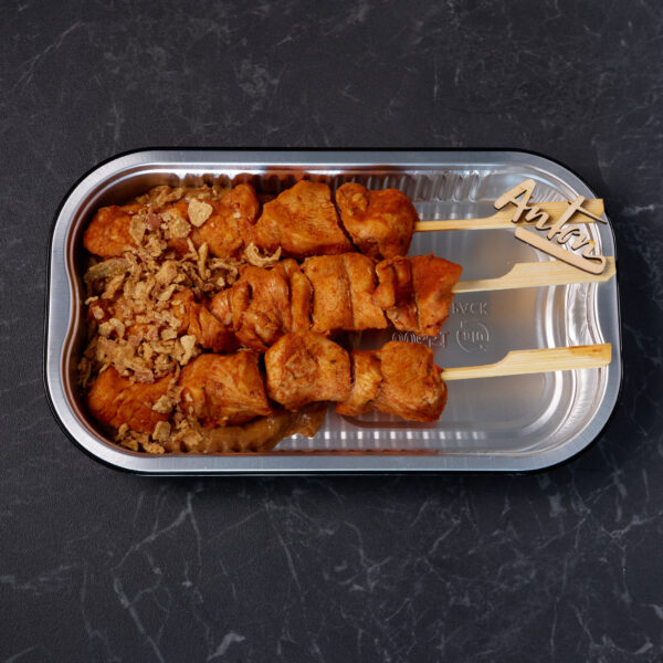 Kip - Saté gaar met Satésaus
