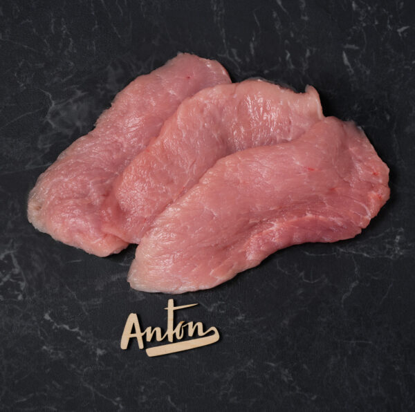 Varkensschnitzel ongepaneerd